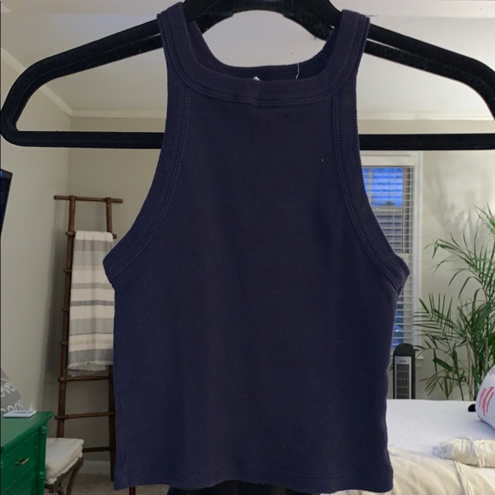 Navy blue tank top